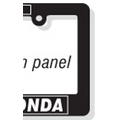 Steel License Plate Frames w/ Enamel Finish (1"x10" Panel)